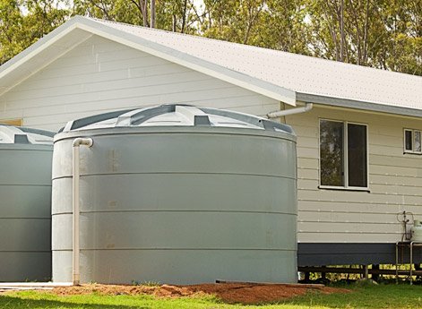 Rainwater tanks and pumps